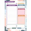 Beyaz Kareler Günlük Planlayıcı Defter - Daily Planner - Ders Çalışma Planlayıcı Defteri - Planlama