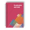 Kırmızı Kareler Günlük Planlayıcı Defter - Daily Planner - Ders Çalışma Planlayıcı Defteri - Planlam