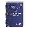 Mavi Üçgenler Günlük Planlayıcı Defter - Daily Planner - Ders Çalışma Planlayıcı Defteri - Planlama