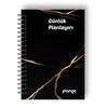 Siyah - Gold Günlük Planlayıcı Defter - Daily Planner - Ders Çalışma Planlayıcı Defteri - Planlama D